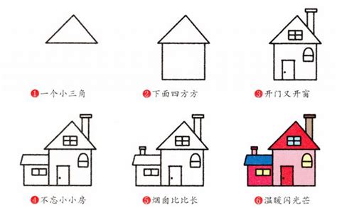 房子 畫法 方形表